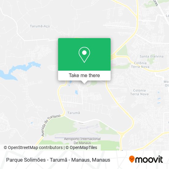 Parque Solimões - Tarumã - Manaus map