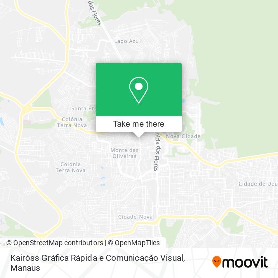 Kairóss Gráfica Rápida e Comunicação Visual map