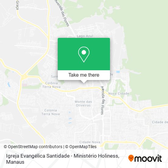 Igreja Evangélica Santidade - Ministério Holiness map