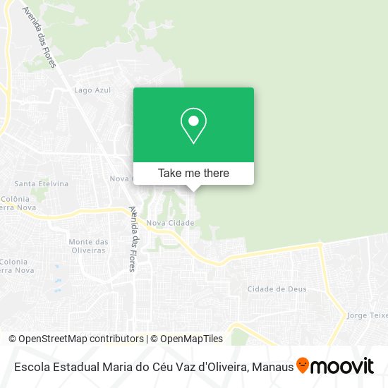 Escola Estadual Maria do Céu Vaz d'Oliveira map