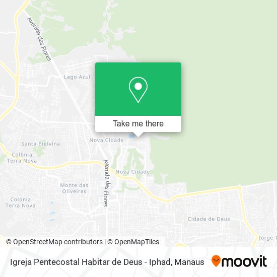Igreja Pentecostal Habitar de Deus - Iphad map