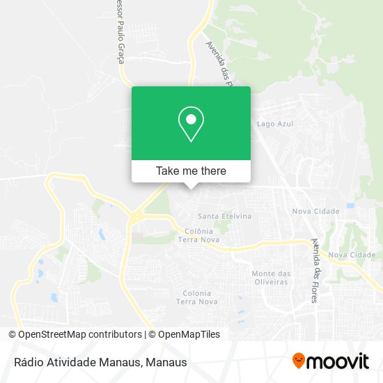Rádio Atividade Manaus map