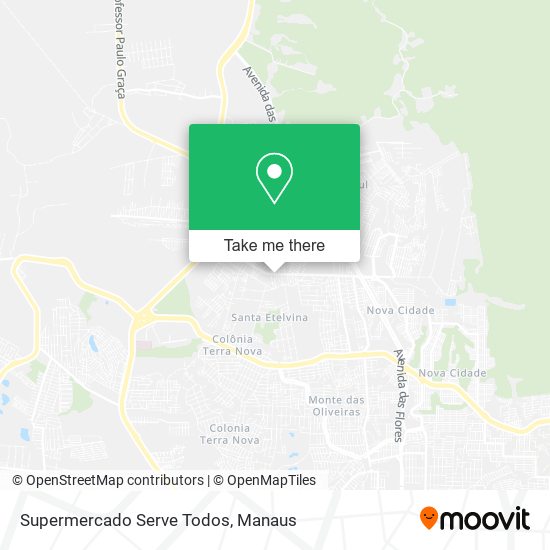 Supermercado Serve Todos map