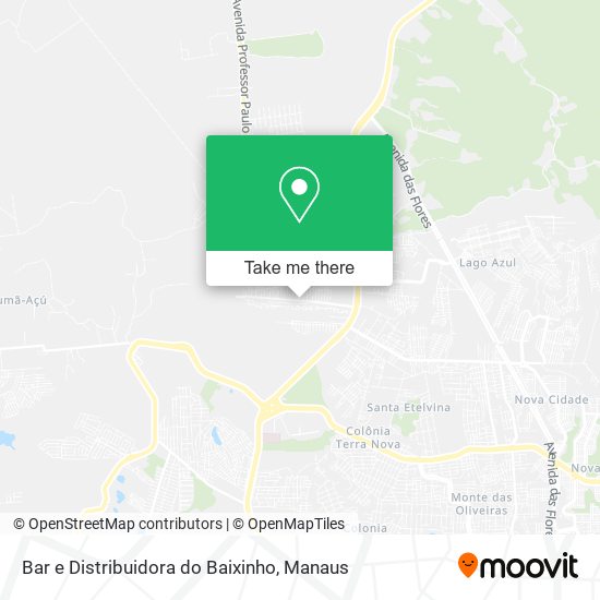 Mapa Bar e Distribuidora do Baixinho