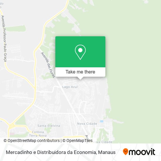 Mercadinho e Distribuidora da Economia map