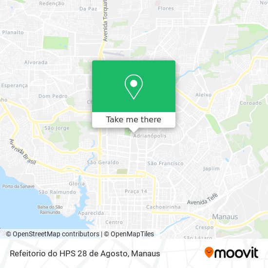 Refeitorio do HPS 28 de Agosto map