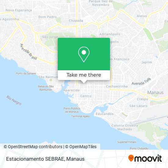 Estacionamento SEBRAE map