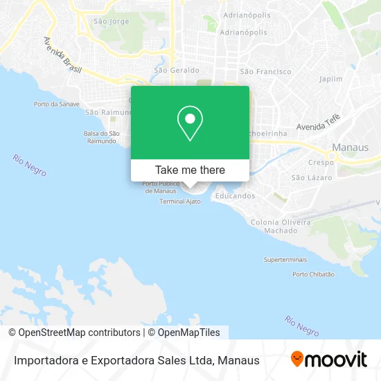 Importadora e Exportadora Sales Ltda map
