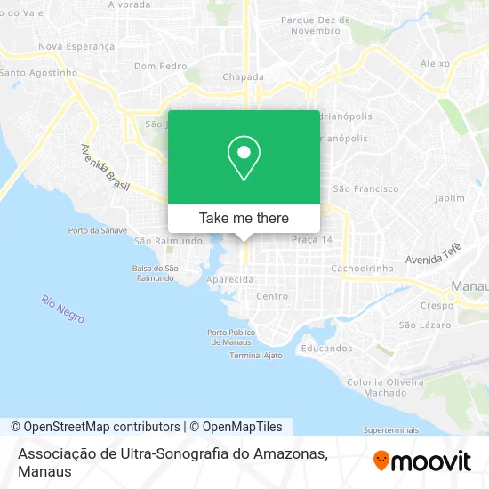 Associação de Ultra-Sonografia do Amazonas map