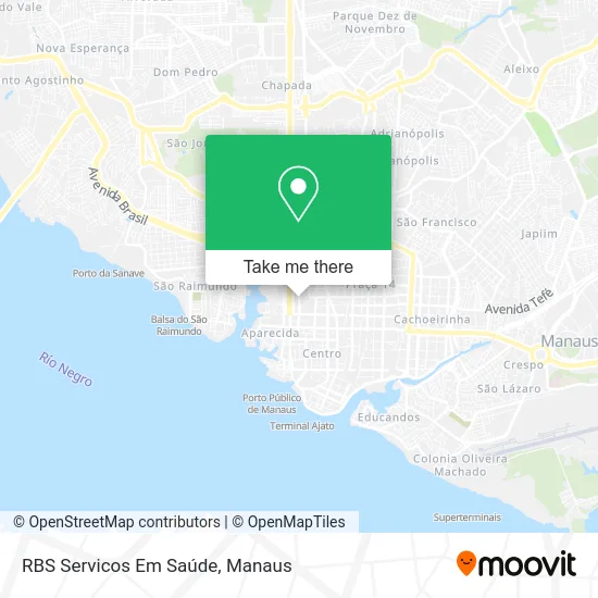 RBS Servicos Em Saúde map