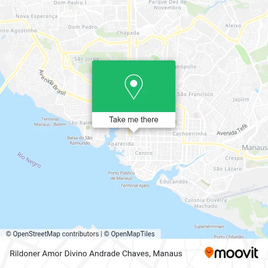 Rildoner Amor Divino Andrade Chaves map