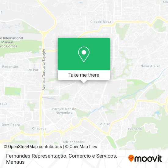 Fernandes Representação, Comercio e Servicos map