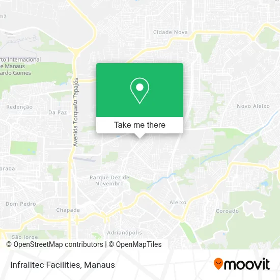 Infralltec Facilities map