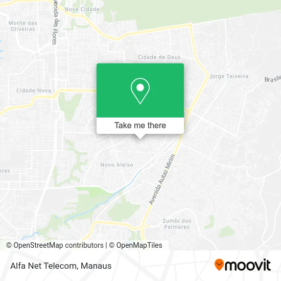 Alfa Net Telecom map