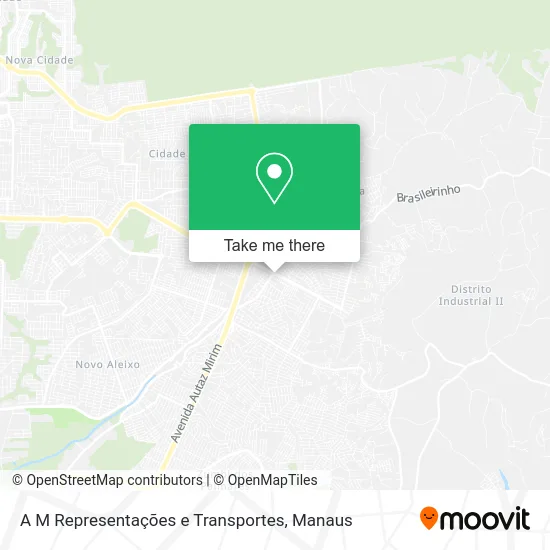 A M Representações e Transportes map