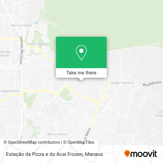 Estação da Pizza e do Acai Frozen map