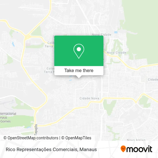 Rico Representações Comerciais map