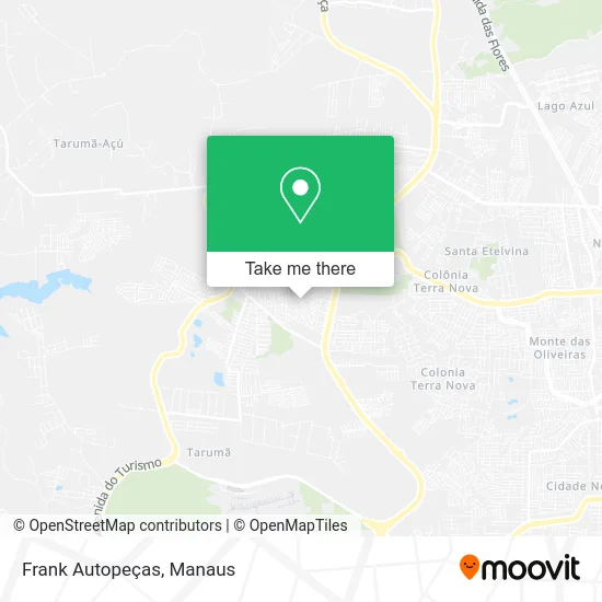 Frank Autopeças map