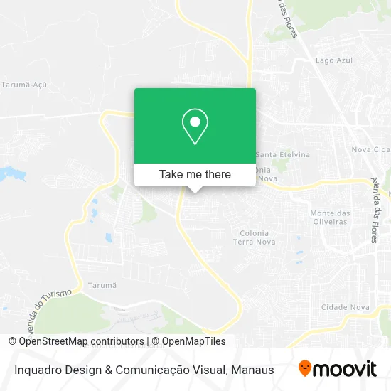 Inquadro Design & Comunicação Visual map