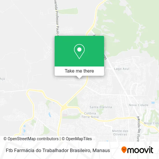 Ftb Farmácia do Trabalhador Brasileiro map