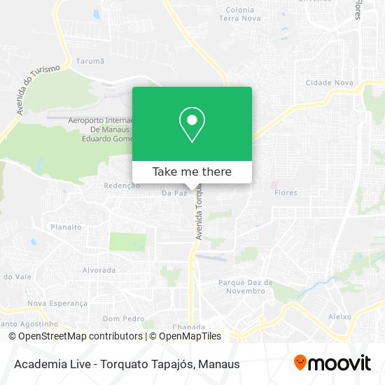 Academia Live - Torquato Tapajós map