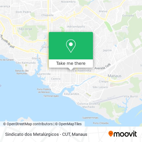 Sindicato dos Metalúrgicos - CUT map