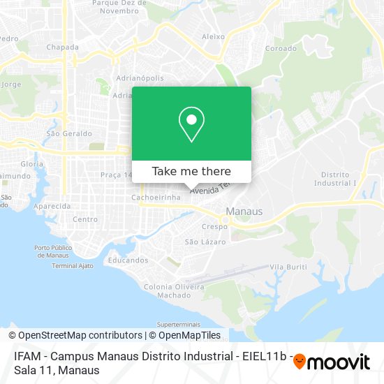 IFAM - Campus Manaus Distrito Industrial - EIEL11b - Sala 11 map