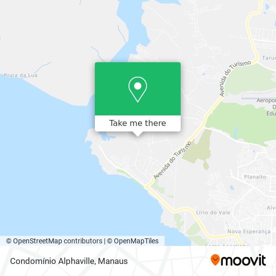 Condomínio Alphaville map