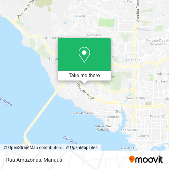 Rua Amazonas map