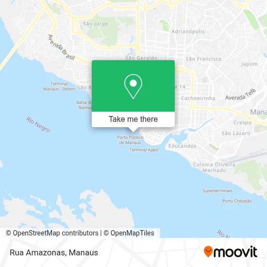 Rua Amazonas map