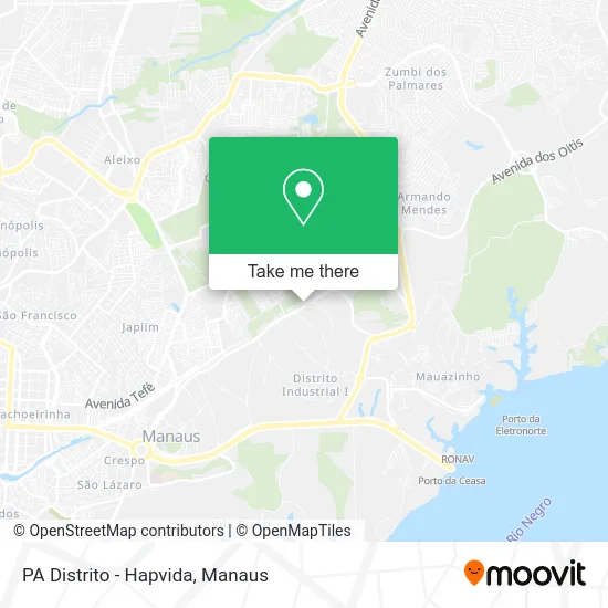 PA Distrito - Hapvida map
