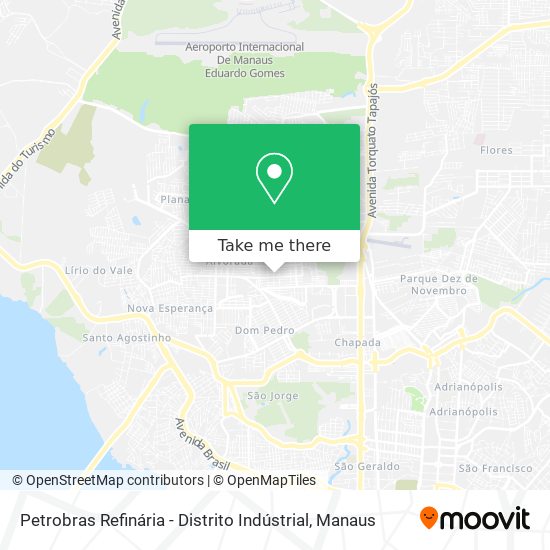 Petrobras Refinária - Distrito Indústrial map