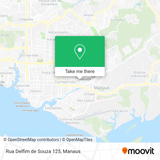 Rua Delfim de Souza 125 map