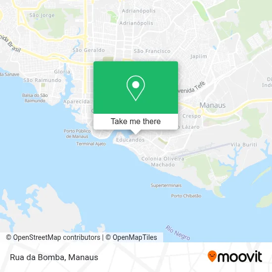 Rua da Bomba map