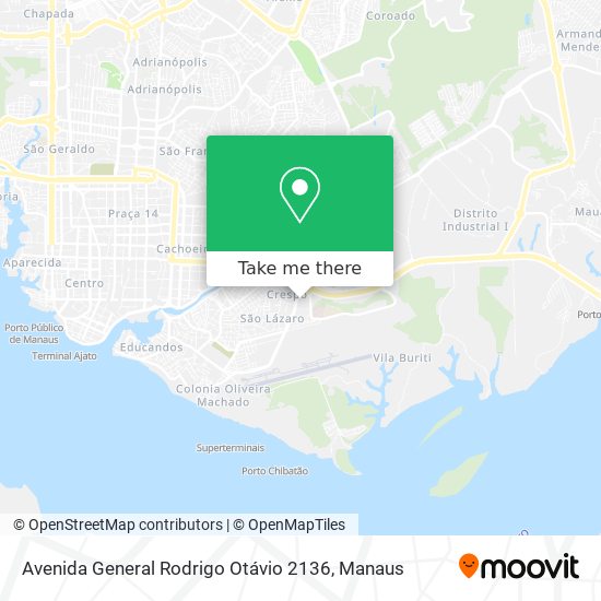 Avenida General Rodrigo Otávio 2136 map