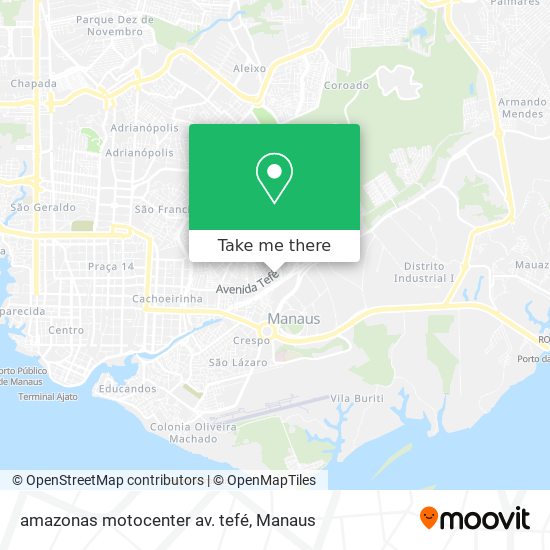 amazonas motocenter av. tefé map