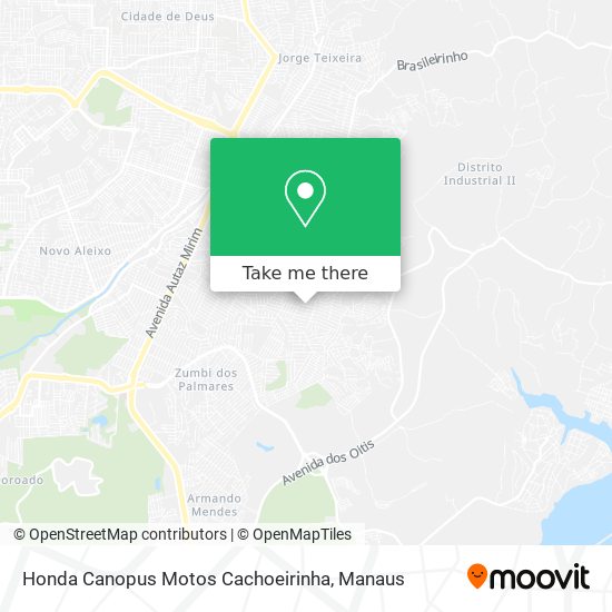Honda Canopus Motos Cachoeirinha map