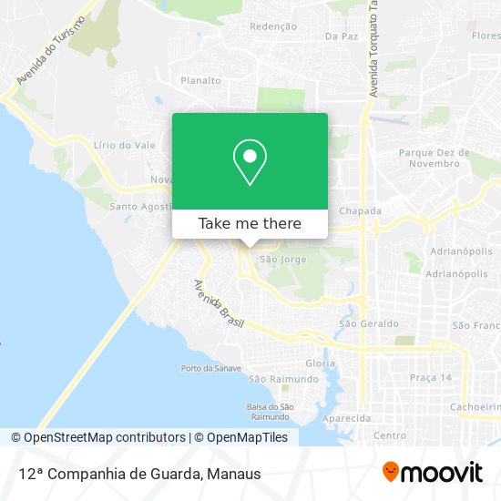 12ª Companhia de Guarda map