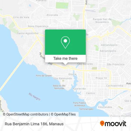 Rua Benjamin Lima 186 map