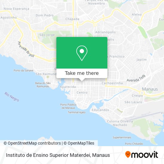 Instituto de Ensino Superior Materdei map
