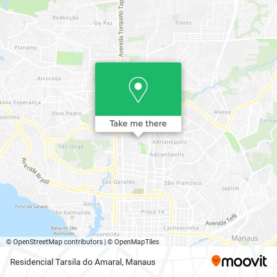 Residencial Tarsila do Amaral map