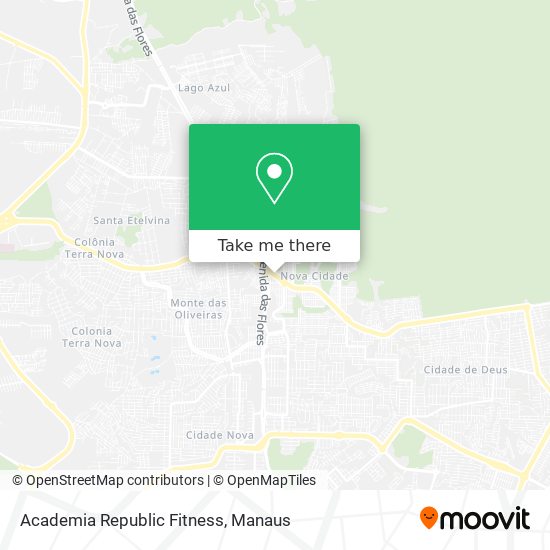 Academia Republic Fitness map