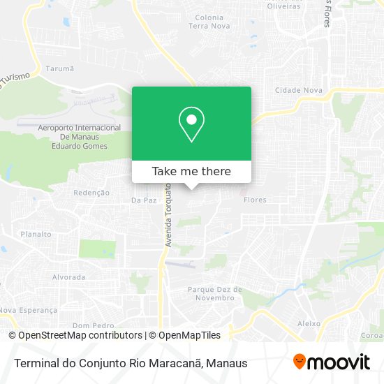 Terminal do Conjunto Rio Maracanã map