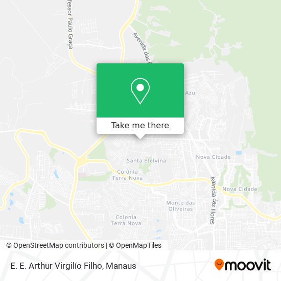E. E. Arthur Virgilío Filho map