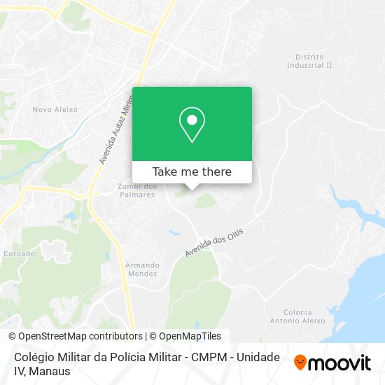 Mapa Colégio Militar da Polícia Militar - CMPM - Unidade IV