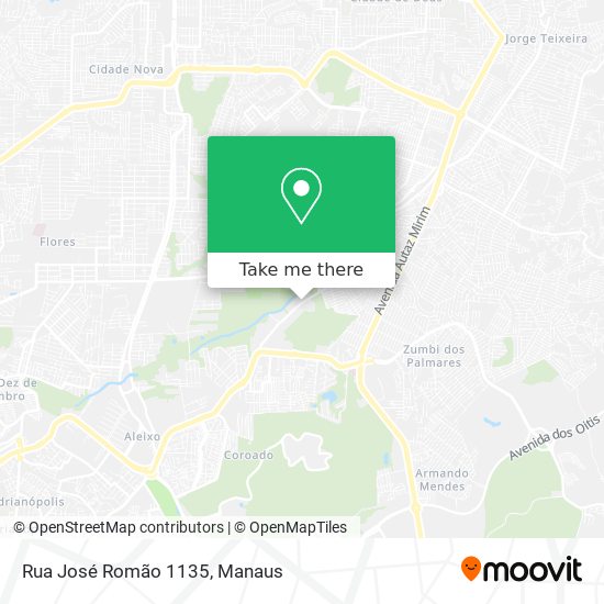 Rua José Romão 1135 map