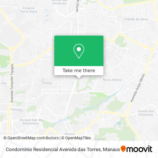 Condomínio Residencial Avenida das Torres map