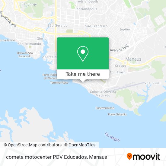 cometa motocenter PDV Educados map