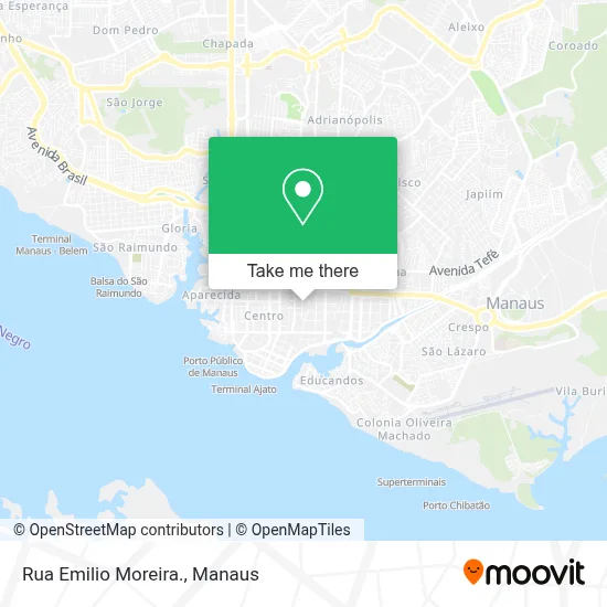 Rua Emilio Moreira. map