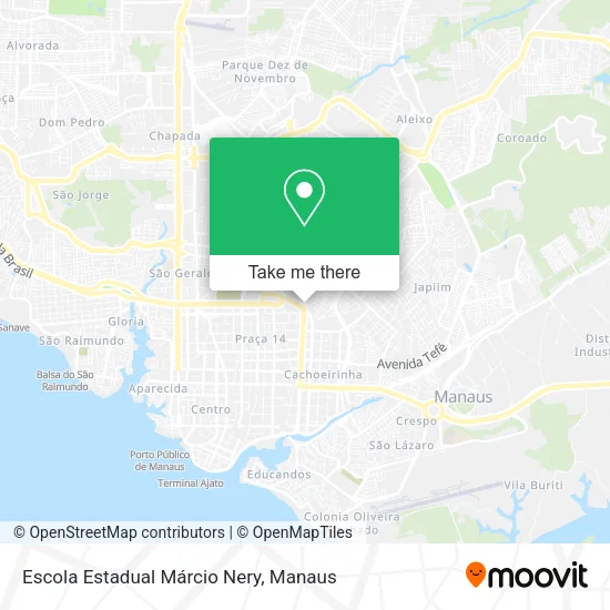 Escola Estadual Márcio Nery map